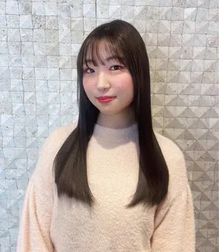 ロング カラー ラティアンヌイグレック所属・豊中/髪質改善/ レイヤーカットミヅキのヘアスタイル