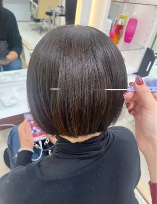 ショート 韓国･ワンホンヘア linon🐈‍⬛のヘアスタイル