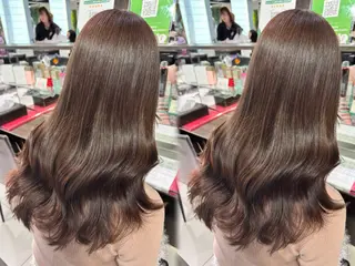 ロング カラー 縮毛矯正・癒し ヘッドスパ🧸ここなのヘアスタイル