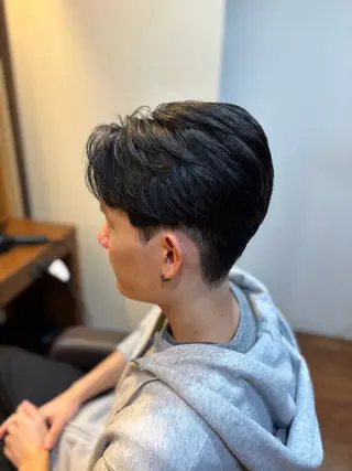 ショート パーマ メンズ 👑メンズパーマ/髪 質改善/鎌倉🐮のヘアスタイル