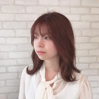 ミディアム パーマ abilita AZUSAのヘアスタイル