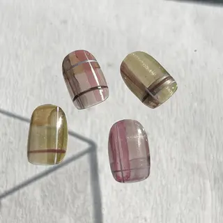 ネイル Ray. ちゅるん系ニュアンスのネイルデザイン