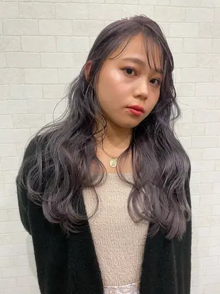 ミディアム カラー ハイトーンカラー 🌙Mina🌙のヘアスタイル
