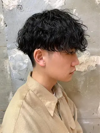 ショート パーマ メンズ tension 【テンション】のヘアスタイル