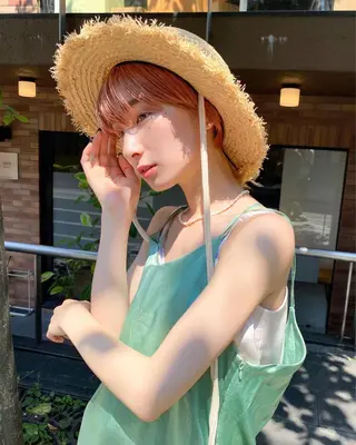 ショート カラー レイヤー/パーマ /ウルフ/nabeのヘアスタイル