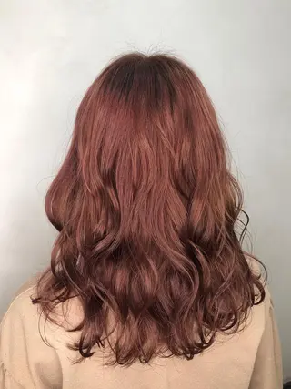 セミロング カラー 美髪矯正 🌈髪質改善 山下のヘアスタイル