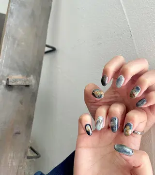 ネイル 甲府市徳行 🧸prunelleのネイルデザイン