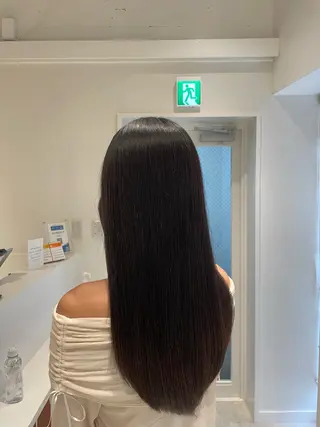 ロング BRIGHT所属・🤍恵比寿/透明感/ 小顔カット🤍アズサのヘアスタイル