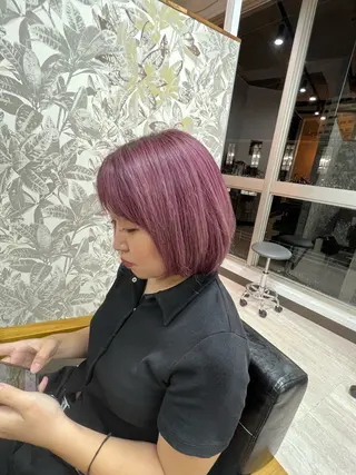 ミディアム カラー Hair  Lounge  BULAN所属・🌸佐藤 遥🌸のヘアスタイル