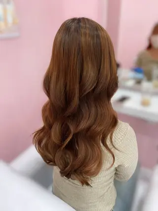 ロング ヘアアレンジ Set Salon Mémoire by miuprierre所属・推し活🪄🩷 川上 佳奈のヘアスタイル