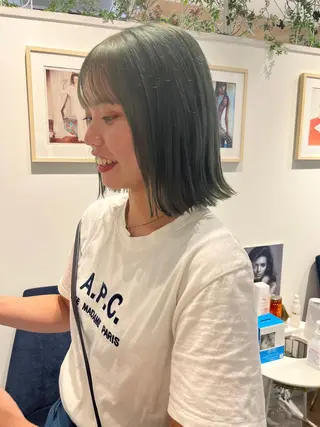ショート ace share salon所属・Yurina 💖透明感カラー💖のヘアスタイル