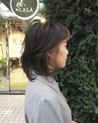 ショート カラー ハイトーン/レイヤー /ウルフ⭐️永田⭐️のヘアスタイル