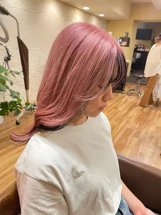 ロング Tint by alo所属・🐰FUMINA🐰 カットモデルのヘアスタイル