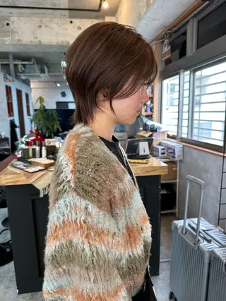 ショート C’LD hair  produce /シールドヘア所属・モテ髪/ボブ/ショー ト/アダチフウトのヘアスタイル