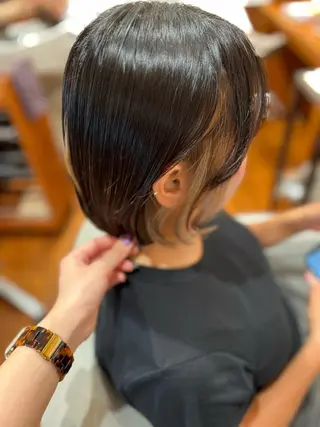 ミディアム カラー グラースアンジュ浦和ワシントンホテル店所属・新井 愛佳のヘアスタイル