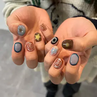 ネイル miyuu 𓂃🫧‪のネイルデザイン