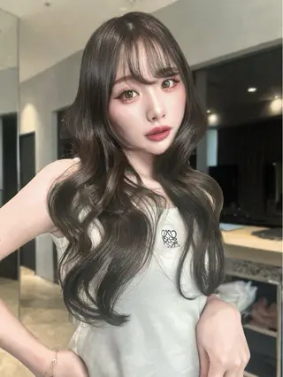 ロング 韓国ヘア🇰🇷/ みう/미우 ☪︎のヘアスタイル