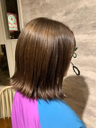 ミディアム カラー 🫟Blanco🫟 Color&Careのヘアスタイル