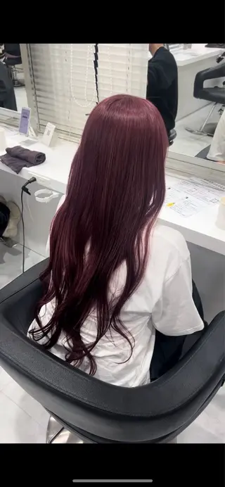 ロング ブリーチなし✦.* 暖色カラー🎀セナのヘアスタイル