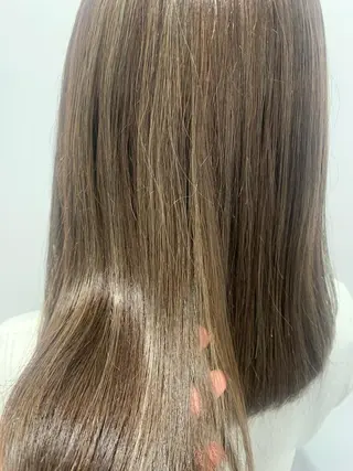 セミロング カラー ボブ/美髪矯正 /佐藤　奈巳のヘアスタイル