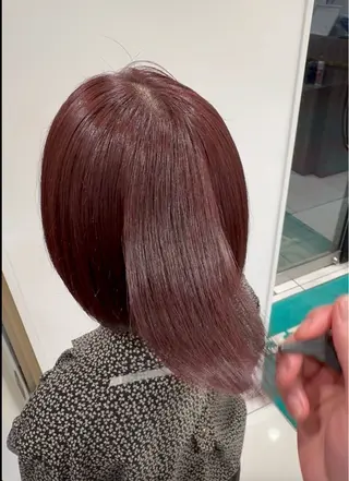 ショート 艶感カラー✨ kokiのヘアスタイル