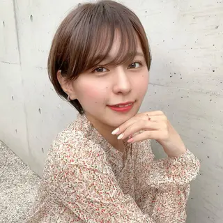 ショート カラー 髪質改善カラーと縮毛矯正/Vel(ベル)新宿店所属・ショート、ボブ特化 似合わせカット美容師のヘアスタイル