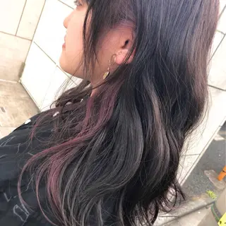 セミロング カラー ヘアアレンジ メンズ キッズ お悩み解決美容師 💐AMIのヘアスタイル