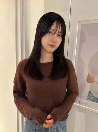 セミロング カラー riria/ボブ /ブラウンカラー🎀のヘアスタイル