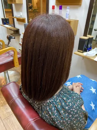 セミロング カラー 埼玉久喜/ハイトーン デザインカラーRYOのヘアスタイル