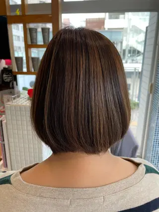 ショート カラー 松戸　kiju オーナースタイリストのヘアスタイル