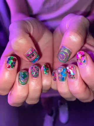 ネイル .unff所属・hana (..)個 性派/メンズネイル◎のネイルデザイン