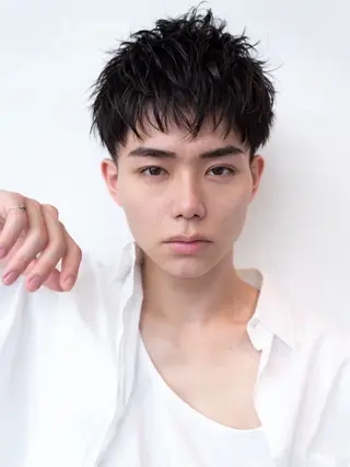 メンズ 渋谷/韓国レイヤー ハッシュ/堅亘🟩のヘアスタイル