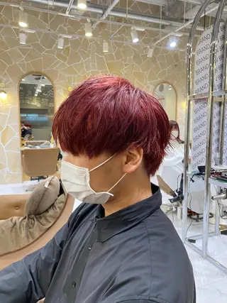 カラー メンズ 坂井 茅聖のヘアスタイル