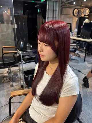 ミディアム おがわ まなのヘアスタイル