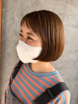 ショート 艶カラー/韓国風ヘア 🐈‍⬛sofy🐾のヘアスタイル