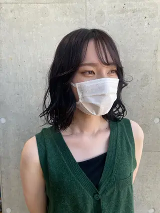 ミディアム カラー カットカラー特化 ⭐️代表⭐️のヘアスタイル