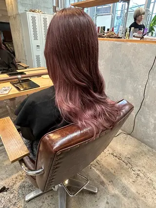 ロング カラー 🎀たな 🧸のヘアスタイル