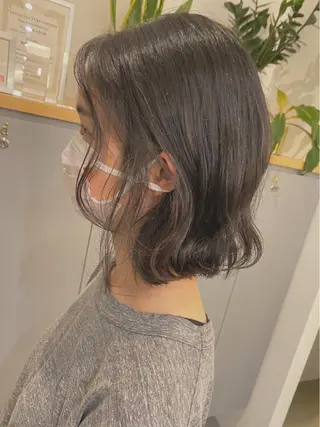 ミディアム ente im所属・上田 あやか🌱髪質改善✨のヘアスタイル