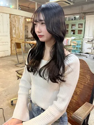 ロング カラー キッズ 艶髪/ハイトーン /masami🩵のヘアスタイル