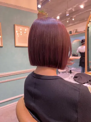 ミディアム 大宮/ボブ/縮毛矯正 大瀧菜月のヘアスタイル