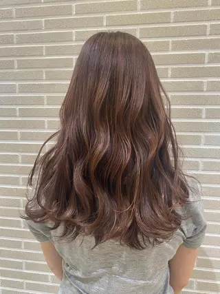 セミロング 植田 菜月のヘアスタイル