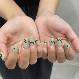 ネイル GO TODAY 吉祥寺Glint所属・うの 韓国ﾈｲﾙ໒꒱⋆⭒˚のネイルデザイン