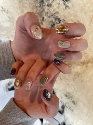 ネイル 甲府市徳行 🧸prunelleのネイルデザイン