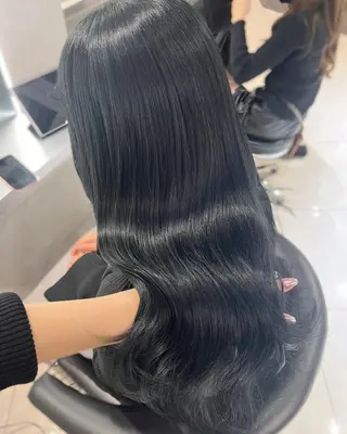 セミロング カラー 韓国レイヤー×モテ髪 /MITSUKI🤍のヘアスタイル