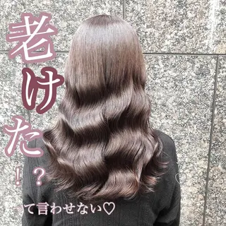 セミロング カラー 縮毛矯正/ 髪質改善/浅見拓哉のヘアスタイル