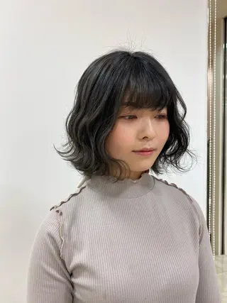 ミディアム レイヤー/ウルフ🤎 mayo.のヘアスタイル