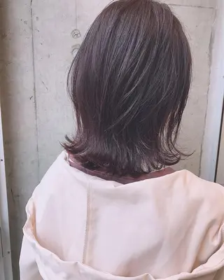 ミディアム カラー ナツメダ ダイキのヘアスタイル