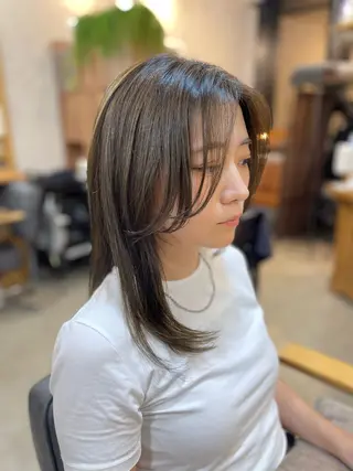 セミロング カラー 🫧柔らか美髪🫧 髪質改善/yukiのヘアスタイル