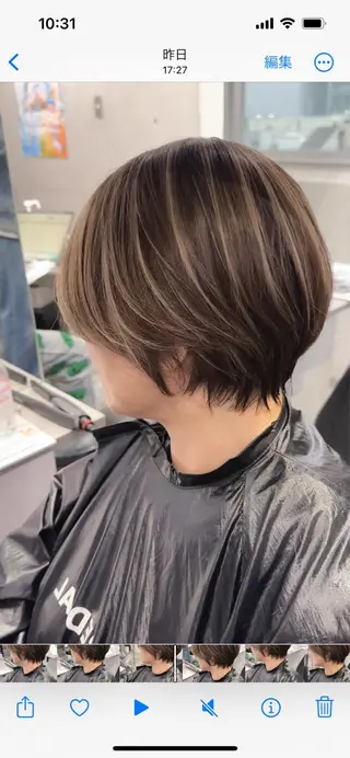 ミディアム BONIA by HEADLIGHT 大阪梅田店【ボニア バイ ヘッドライト】所属・綾/似合わせcut うめだの隠れ家サロンのヘアスタイル