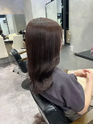 セミロング カラー ヘアアレンジ ar+ ❤︎ maiのヘアスタイル